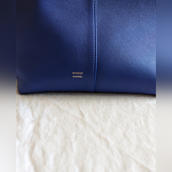 NWOT Mansur Gavriel Tulipano Blue Ocean - Picture 2 of 6